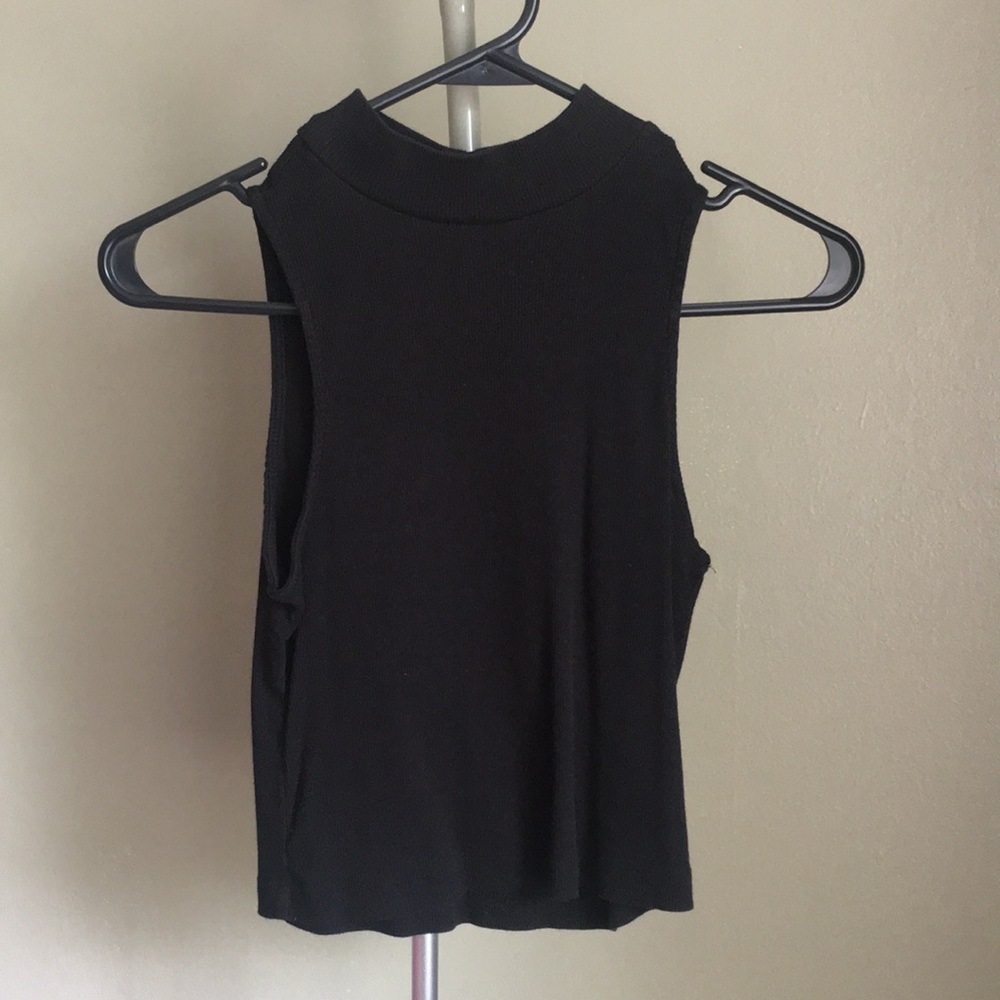 High neck top!